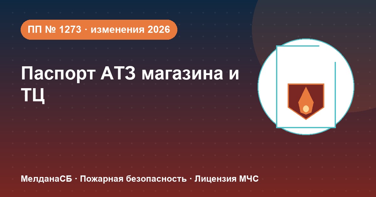 Паспорт безопасности магазина и ТЦ по ПП № 1273: изменения 2026 года в Ростове-на-Дону